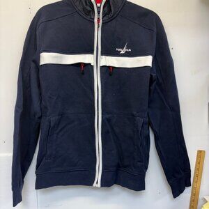 Nautica Sz med Red/White/Blue Zip up Jacket